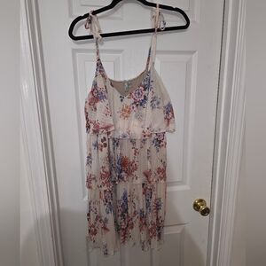 ASOS Floral Layered Dress with Adjustable Straps